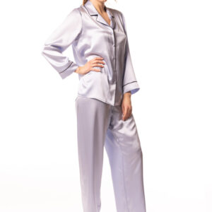 Lavender Silk Pajamas - 113