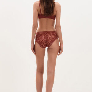 Alternative view of Burgandy Balconette Bra - 113