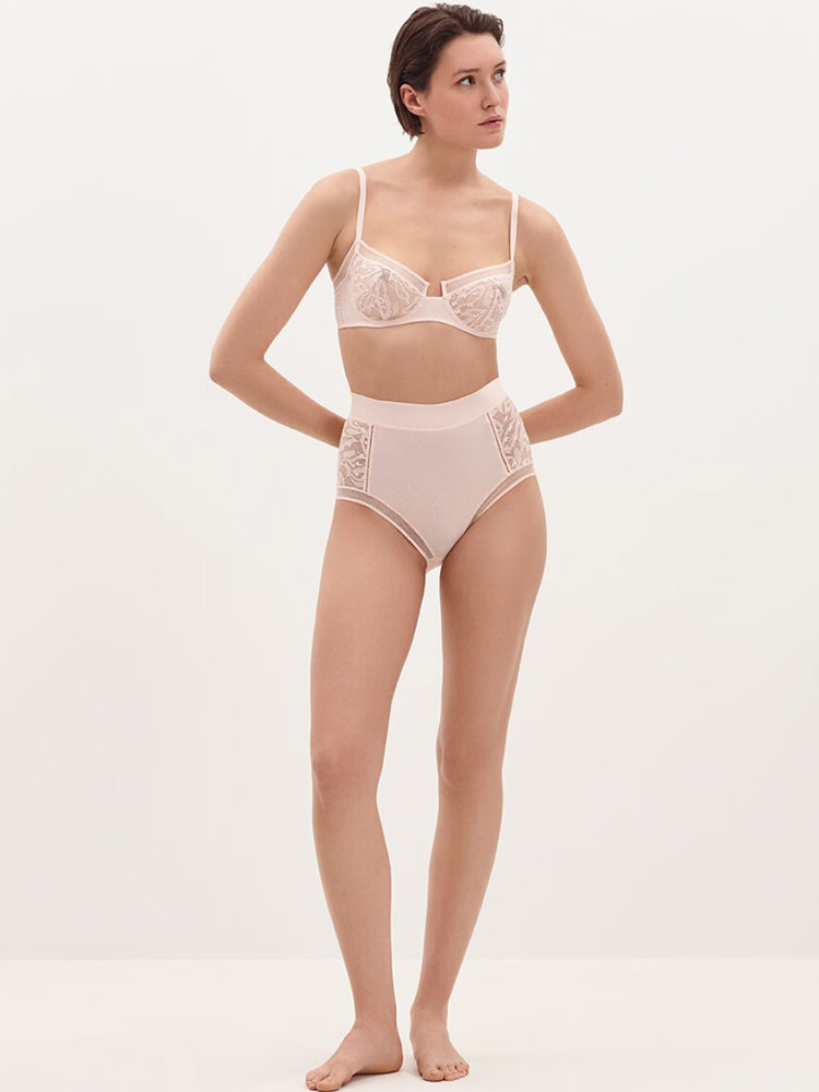 Pink Balconette Bra - 116