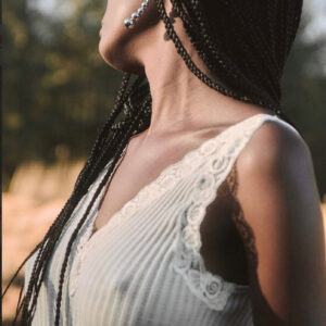 Alternative view of Fine Knit White Camisole - 091