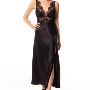 Black Silk Nightgown - 101