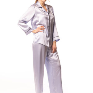 Lavender Silk Pyjamas - 096