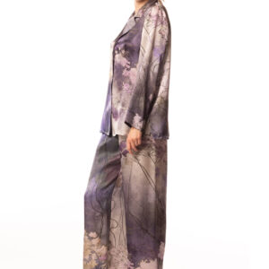 Printed Silk Pyjamas - 094