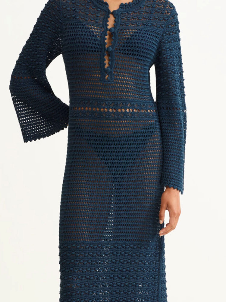 Knitted Long Dress - 127