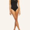 Black Seamless, Sleeveless Bodysuit